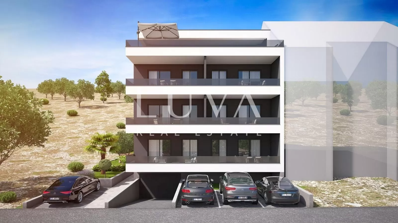 Otok Pag, apartman u novogradnji 98,50m2 na prodaju