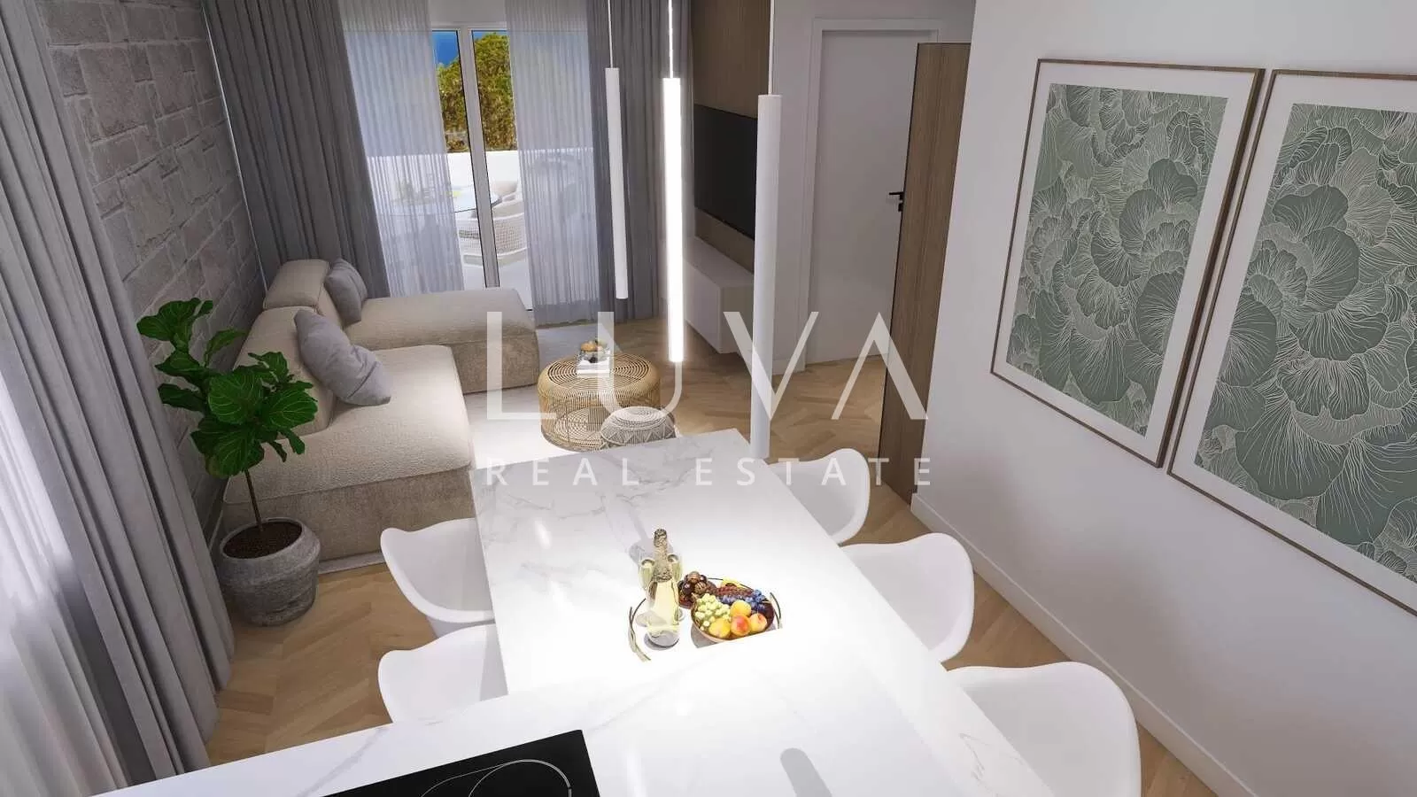 Pag, Mandre, 3-bedroom apartment, 98 m2 for sale