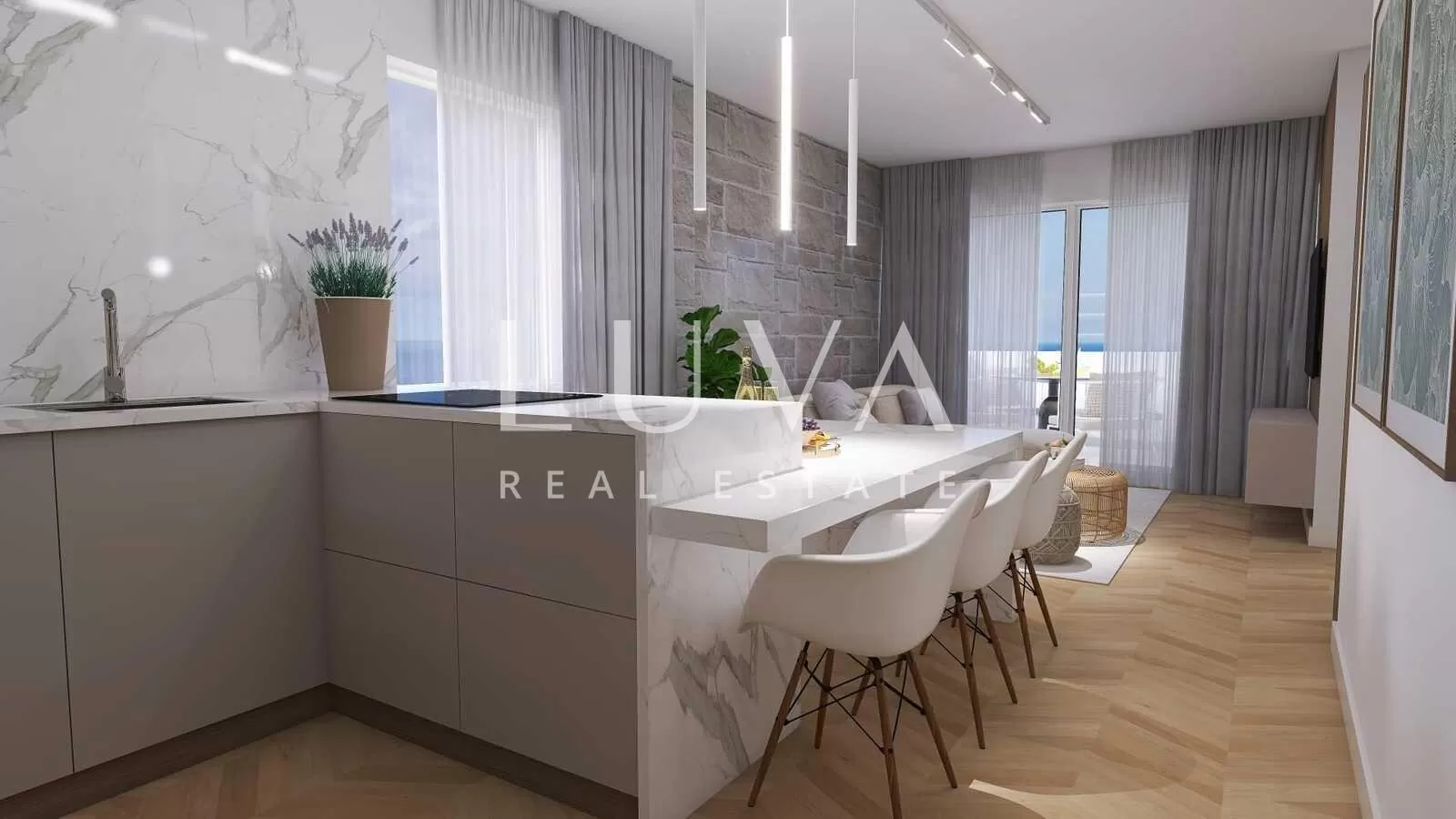 Pag, Mandre, 3-bedroom apartment, 110 m2 for sale