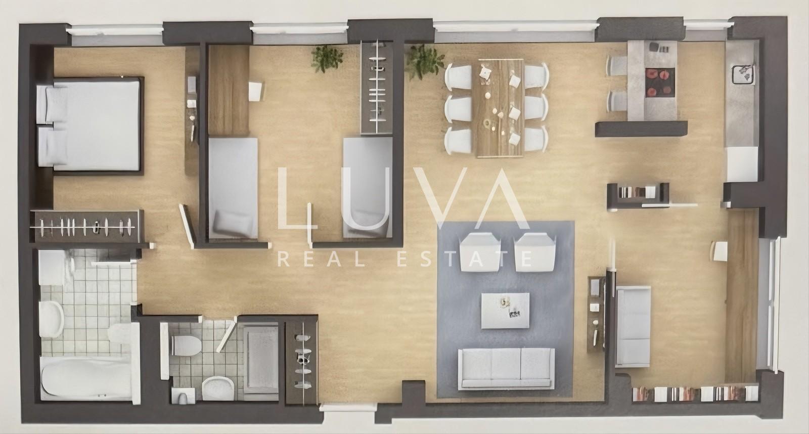Zagreb, Črnomerec, 4s stan + GPM 90,54m2 NKP, prodaja