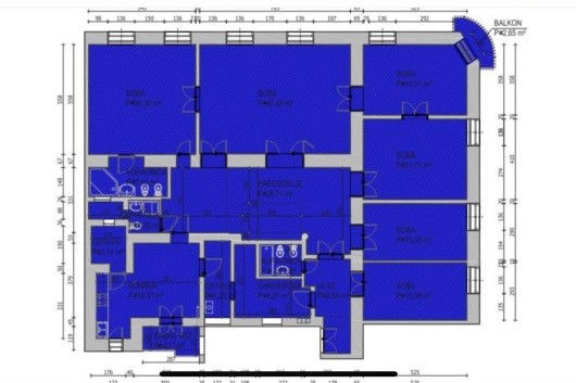 Zagreb, Stadtzentrum, 250 m² Wohnung ideal für Geschäftszwecke