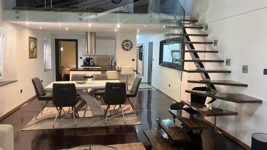 Šibenik, exclusive apartment 90 m2 with gallery downtown