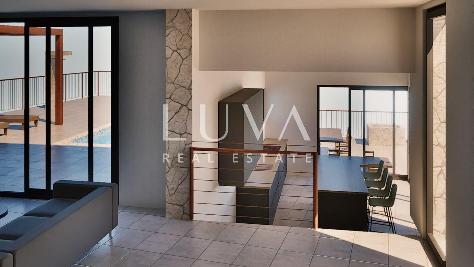Kvarner, Brseč, Building land of 1,173 m² with sea view for sale