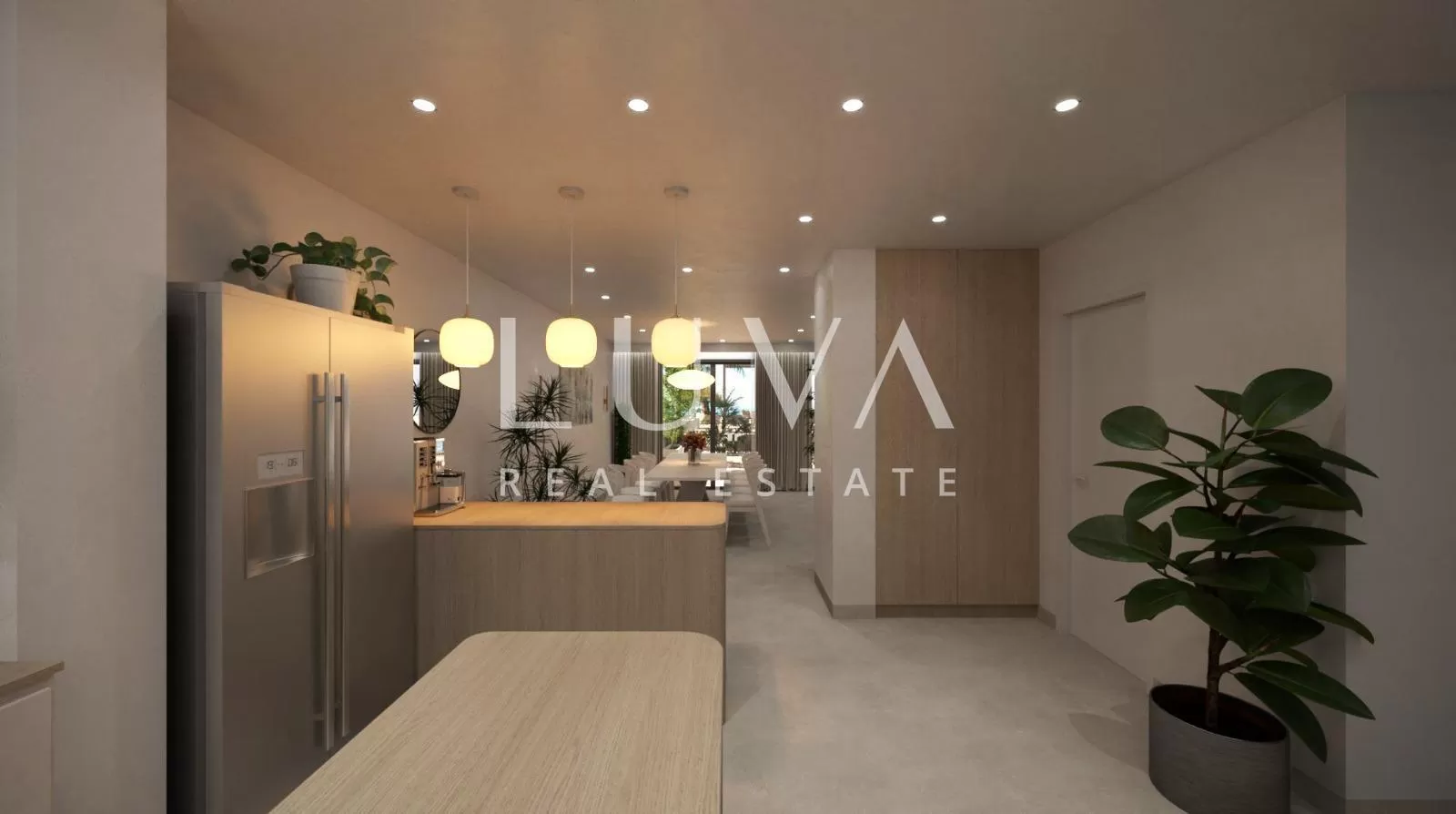Split, Podstrana, luxuriöse Maisonette-Wohnung mit großer Terrasse am Meer zu verkaufen