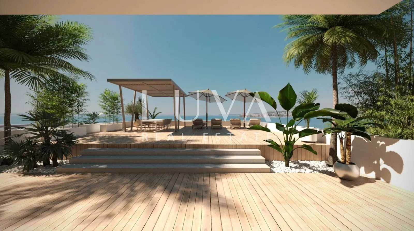 Split, Podstrana, luxuriöse Maisonette-Wohnung mit großer Terrasse am Meer zu verkaufen