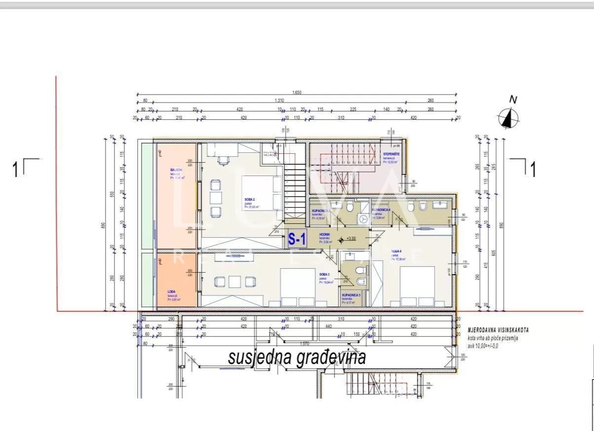 Split, Podstrana, luxuriöse Maisonette-Wohnung mit großer Terrasse am Meer zu verkaufen
