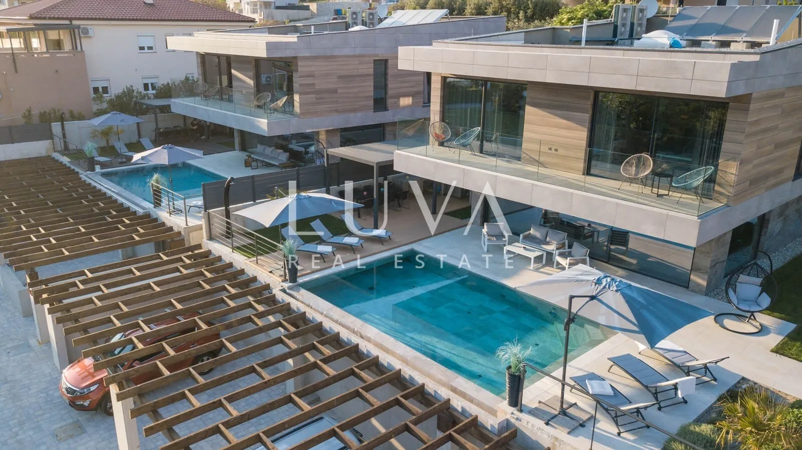 Luxury villa with pool near the sea, Baška, Krk
