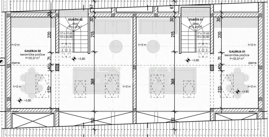 Kaštel Štafilić, kuća 377m2 sa stanovima na prodaju