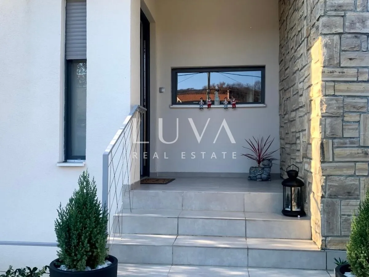 Malinska, Krk, house with pool and sea view for sale