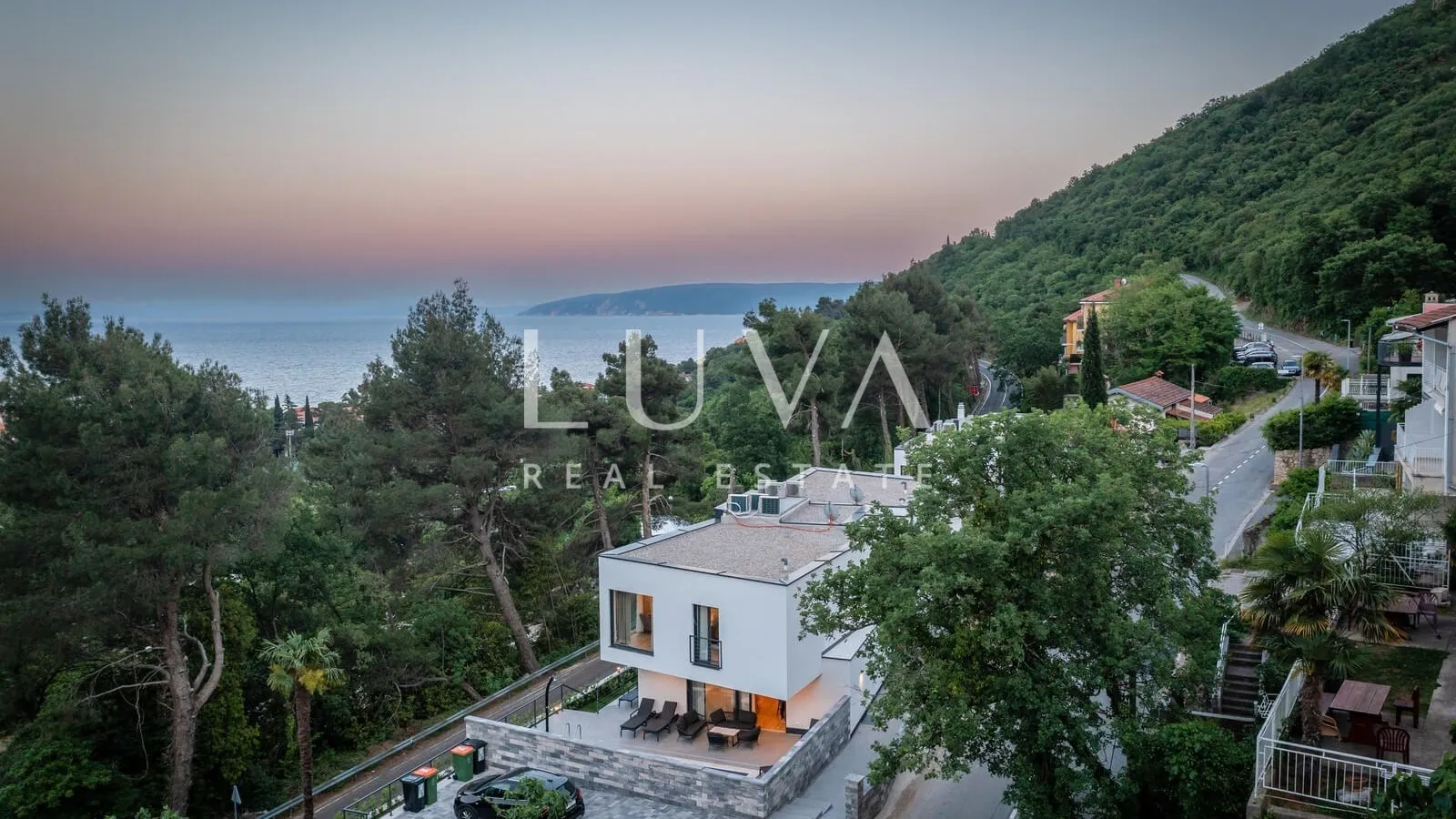 Mošćenička Draga, luxury house with a pool for sale