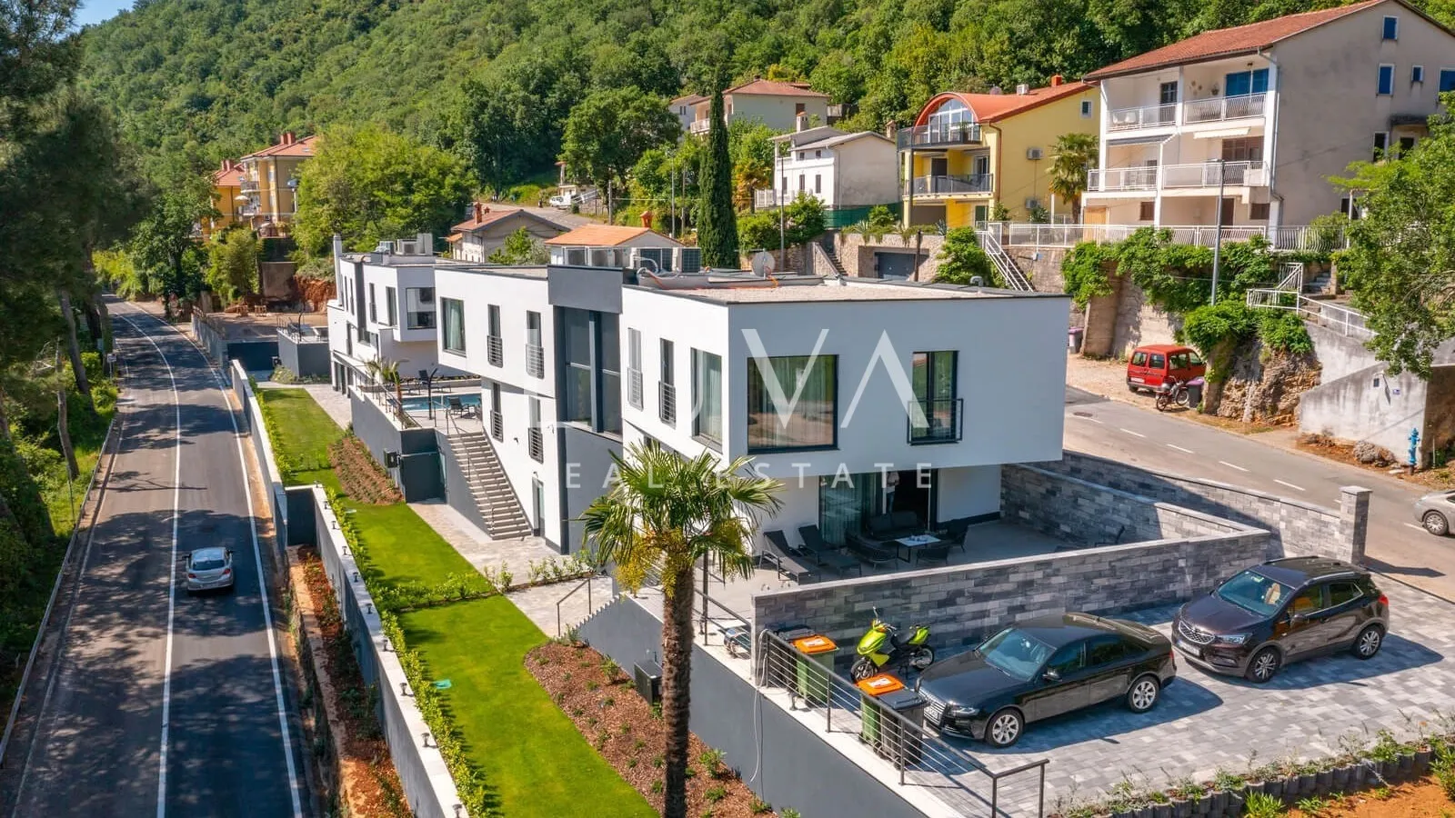 Mošćenička Draga, luxury house with a pool for sale