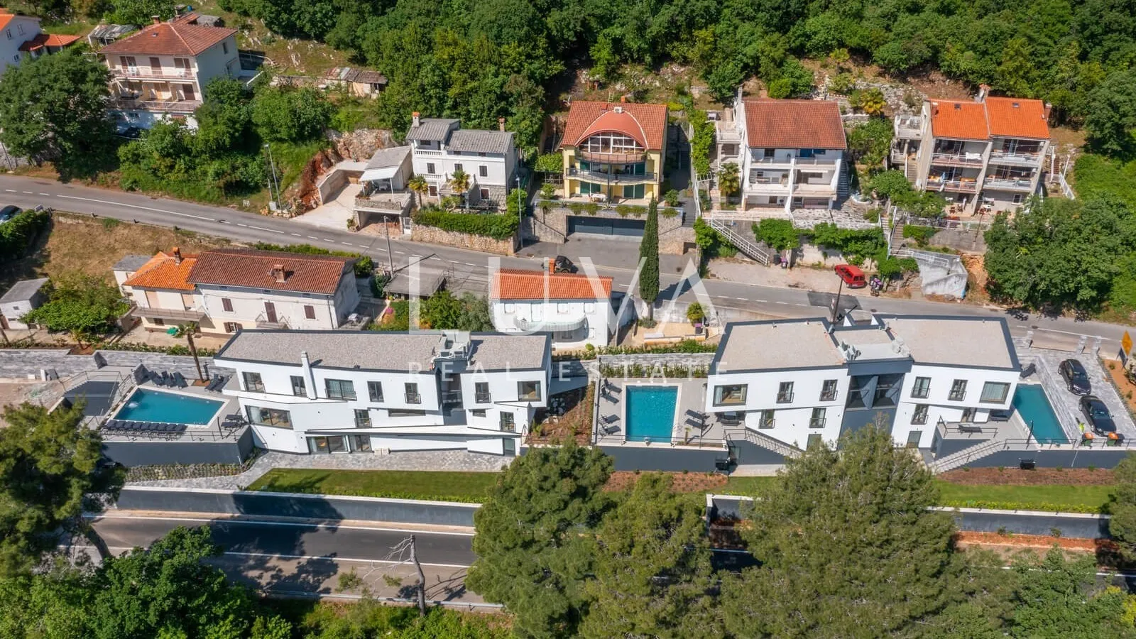 Mošćenička Draga, luxury house with a pool for sale