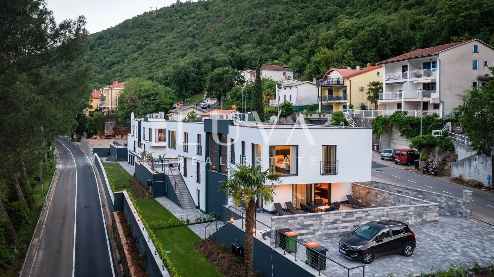 Mošćenička Draga, luxury house with a pool for sale
