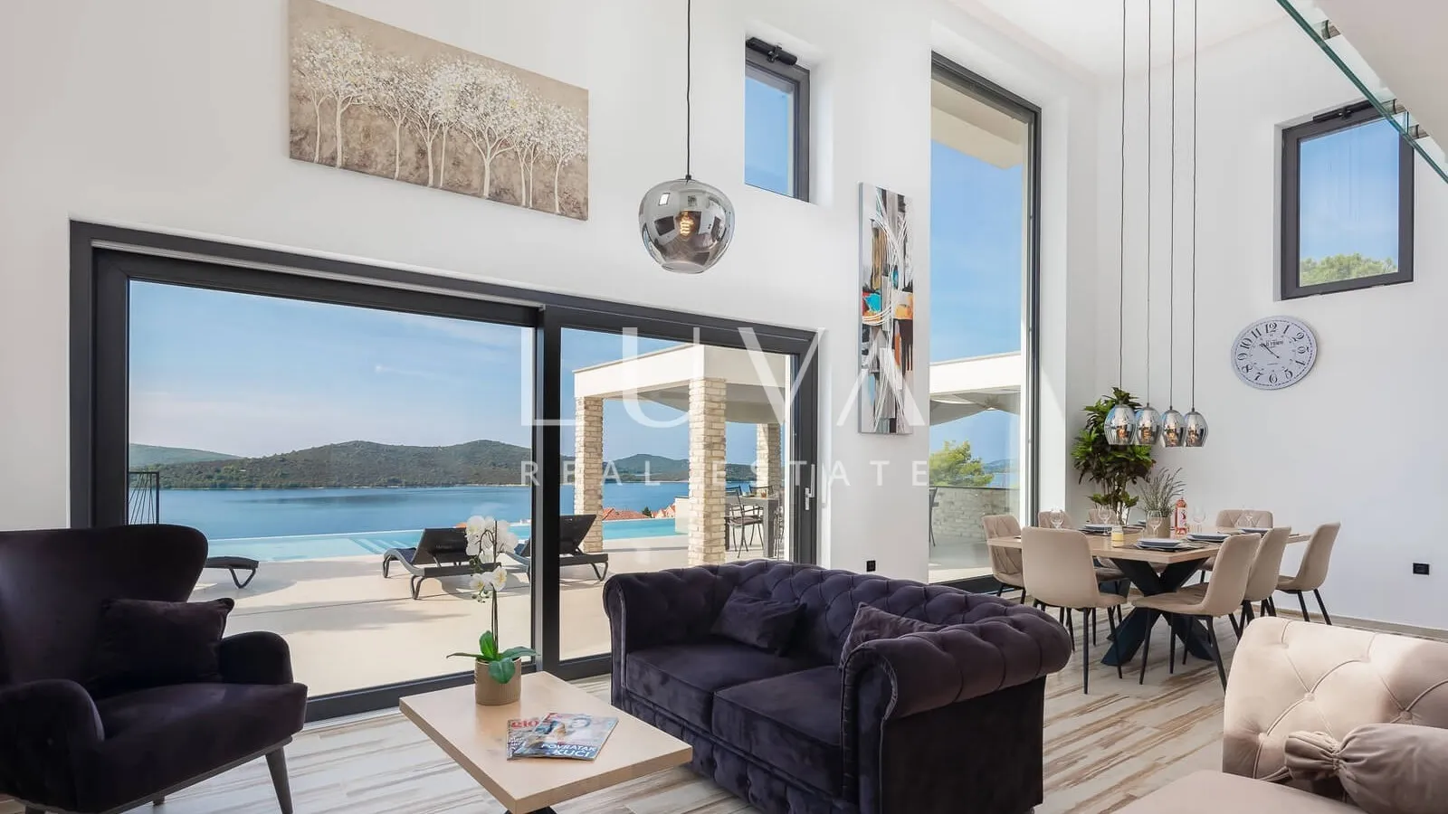 Žaborić, Šibenik, luxury villa with a pool near the sea for sale
