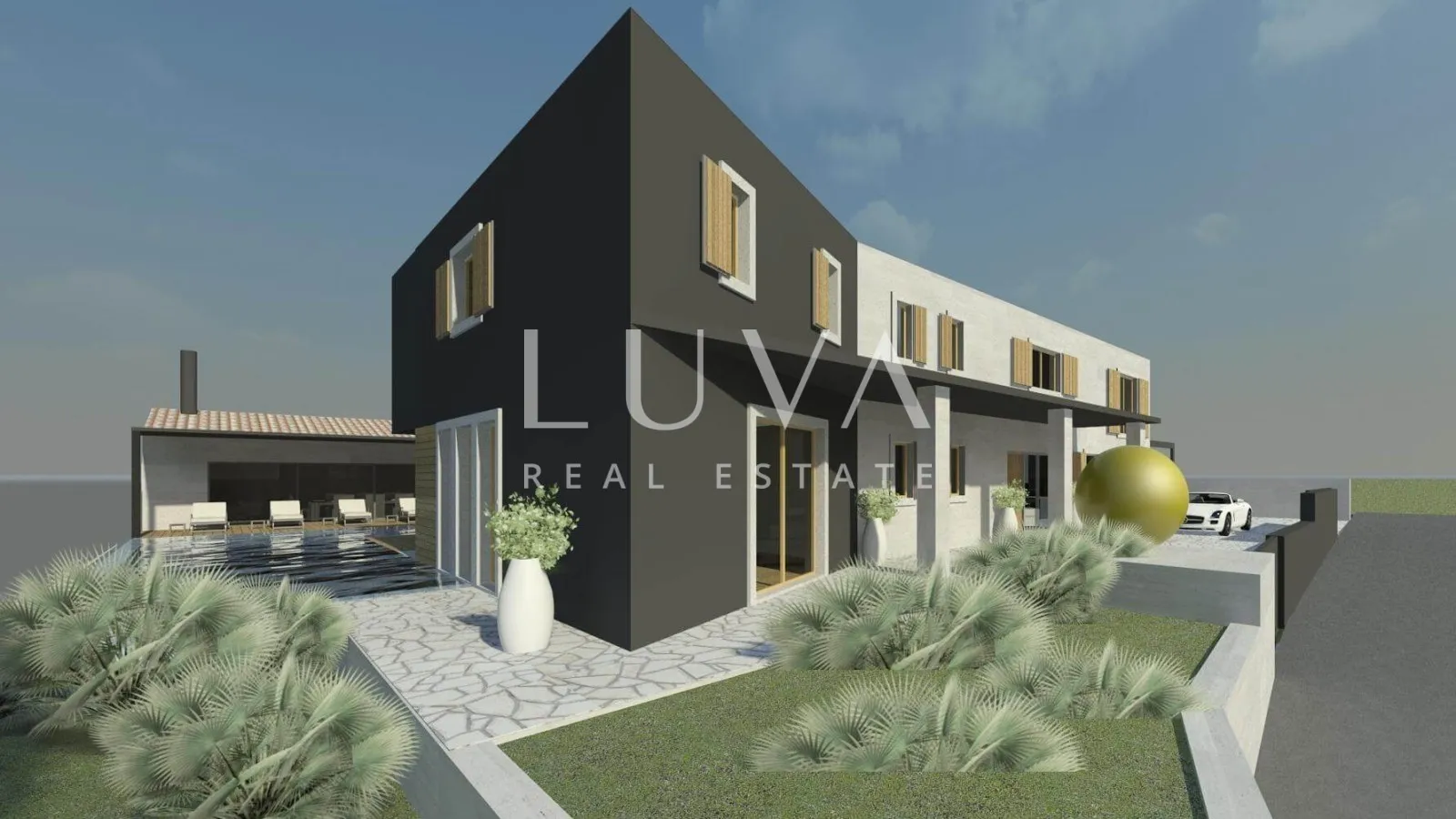 Istrien, Buje, 3906 m² baugrundstück für Villenbau zu verkaufen