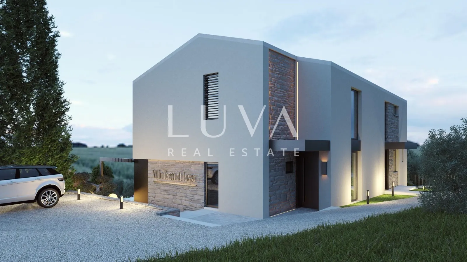 Istrien, Buje, 985 m² Baugrundstück mit Baugenehmigung
