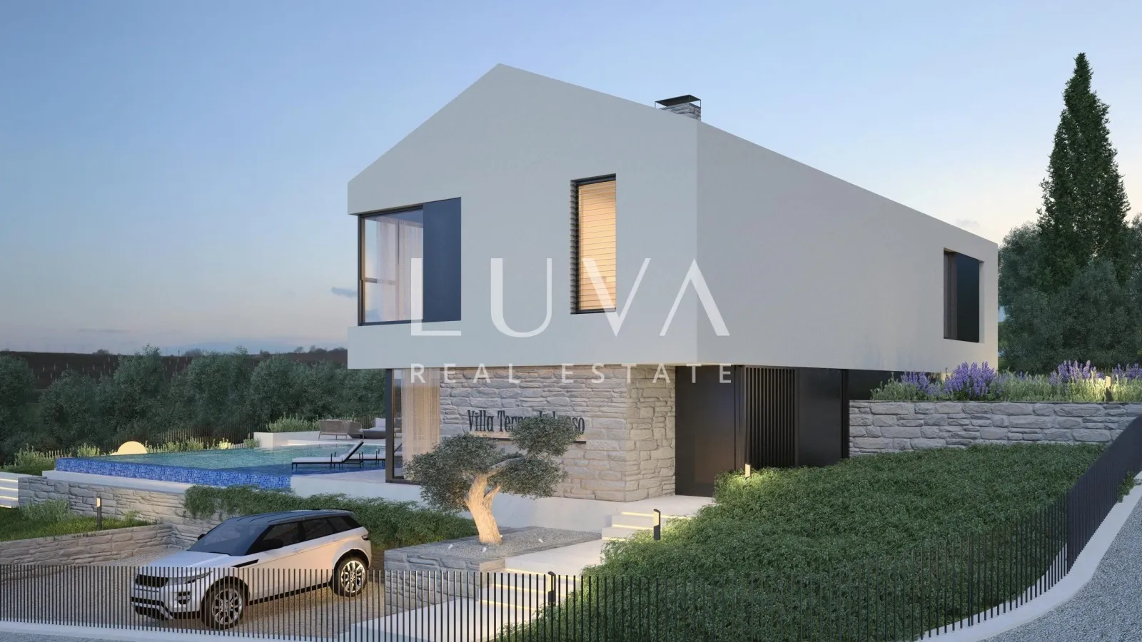 Istrien, Buje, 975 m² Baugrundstück mit Baugenehmigung