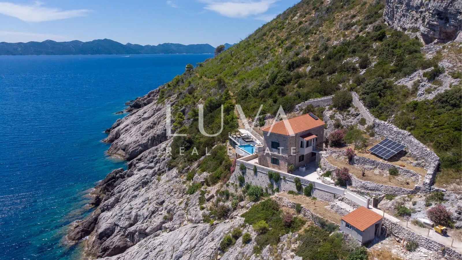 Unique holiday home on a deserted island, investment opportunity