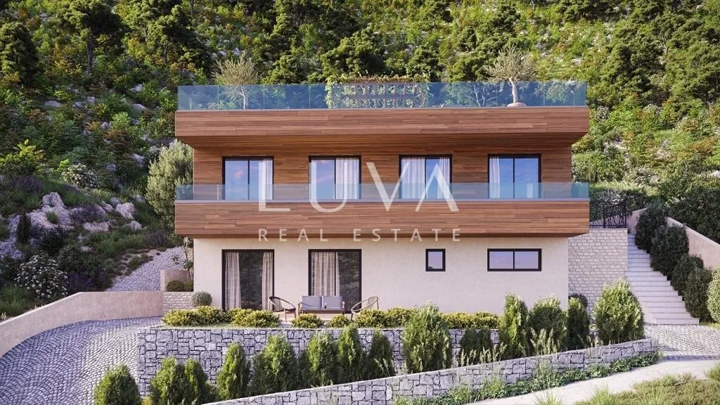 Ražanj, vila (roh bau) s bazenom prvi red uz more