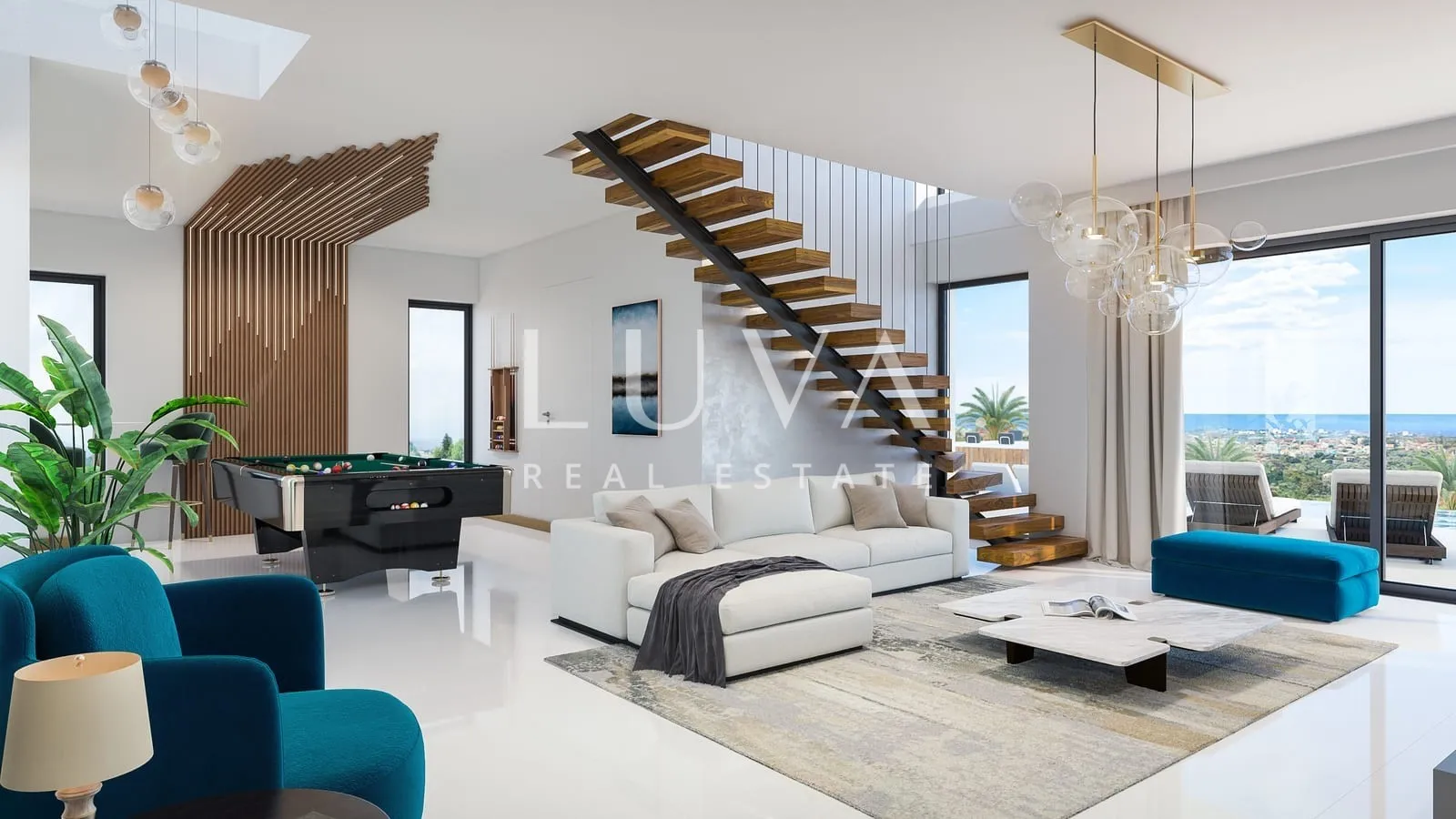 Kaštelir, Novigrad, luxuriöse Villa mit Pool, Projekt