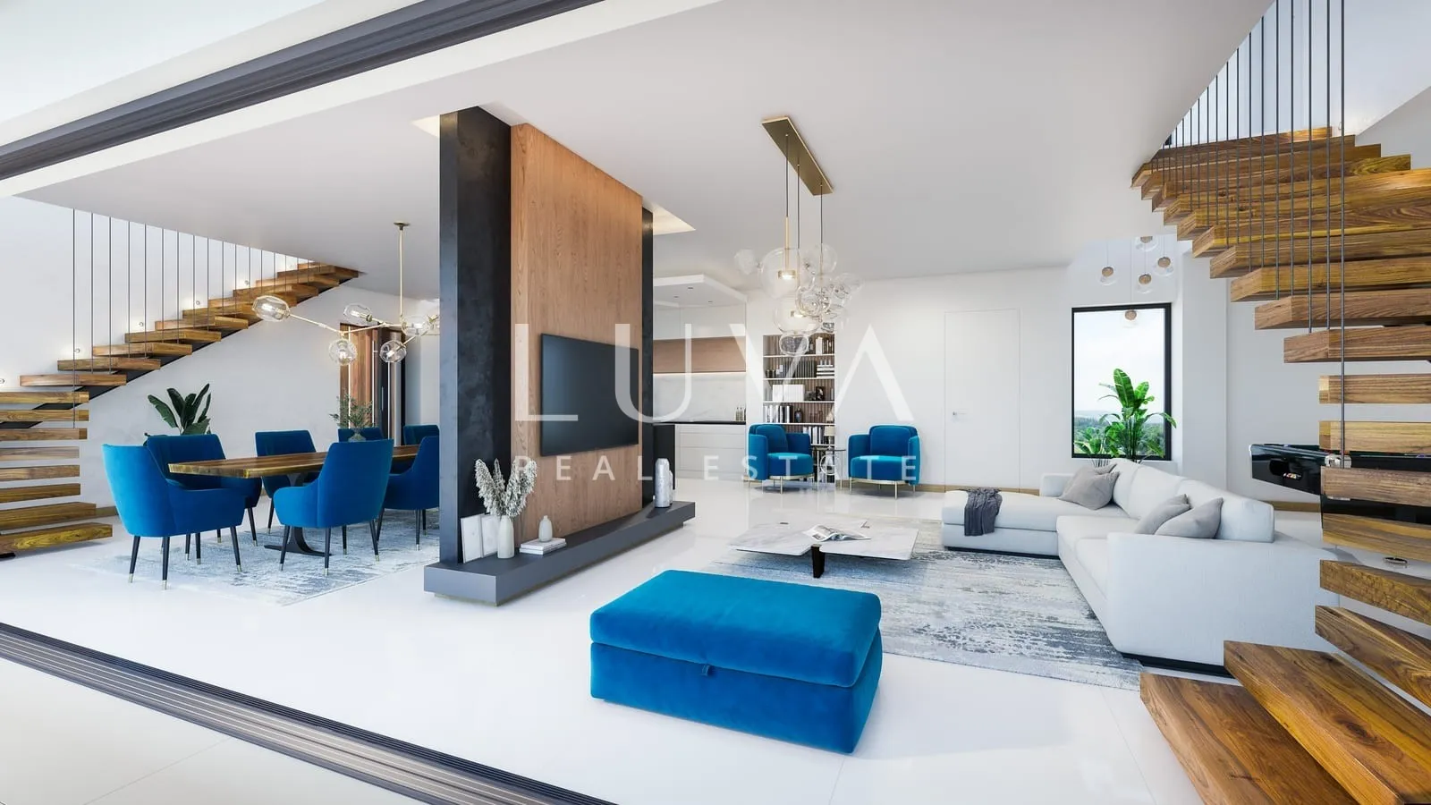 Kaštelir, Novigrad, luxuriöse Villa mit Pool, Projekt