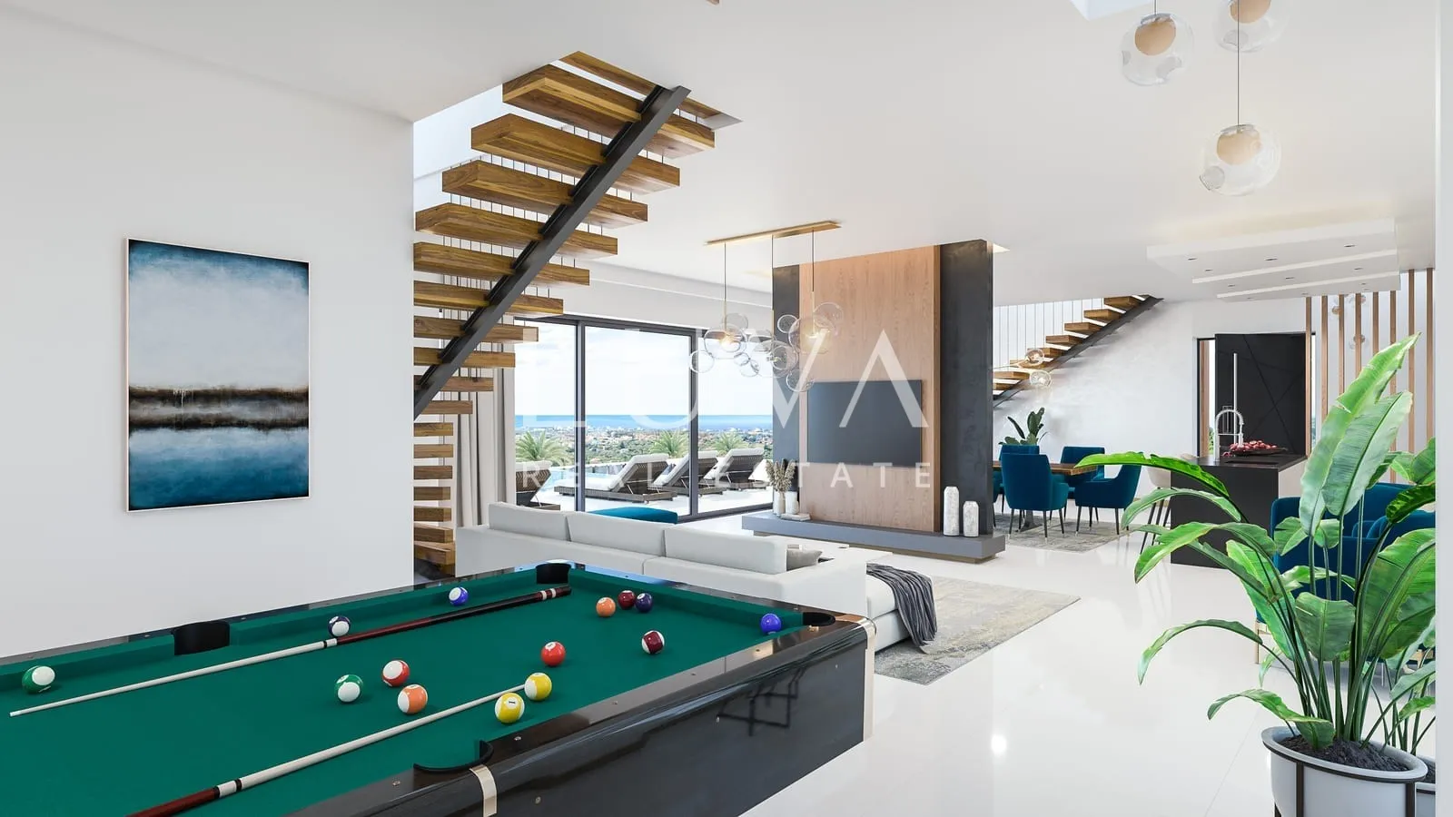 Kaštelir, Novigrad, luxuriöse Villa mit Pool, Projekt