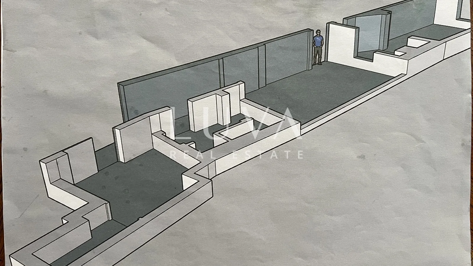 Zagreb, centar, Radićeva, stan 100m2 za adaptaciju