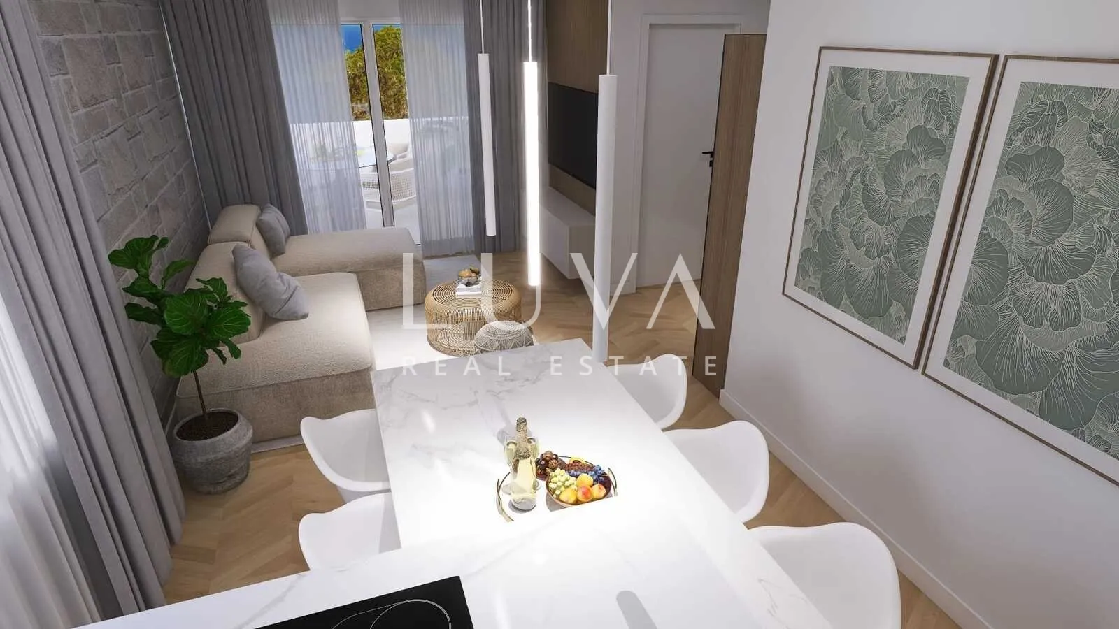 Pag, Mandre, 4s apartman 117m2 NKP na prodaju