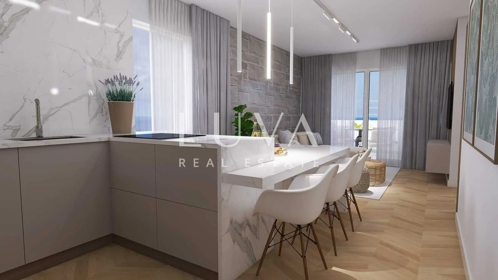 Pag, Mandre, 4s apartman 117m2 NKP na prodaju