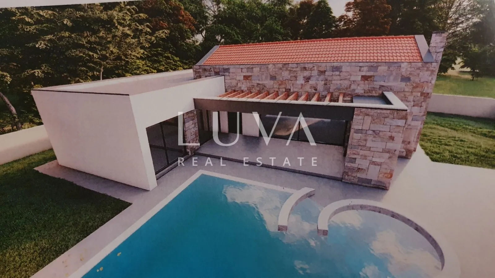 Sukošan, Debeljak, house 144 m2 with a 50 m2 pool, for sale