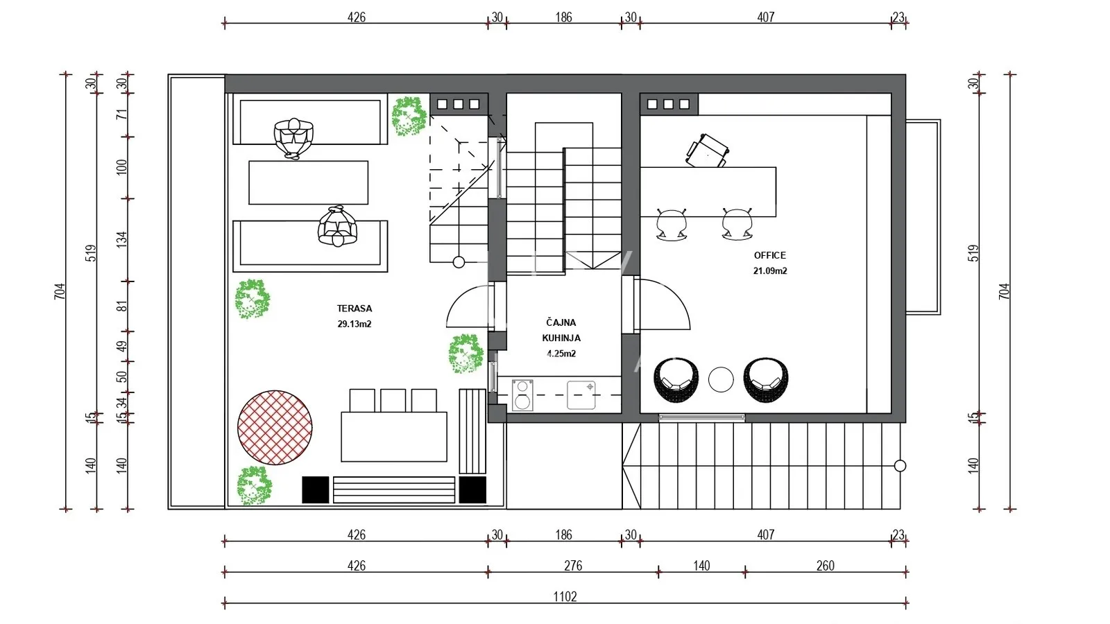 Zagreb Pantovčak, 141m2 apartment for renovation, for sale