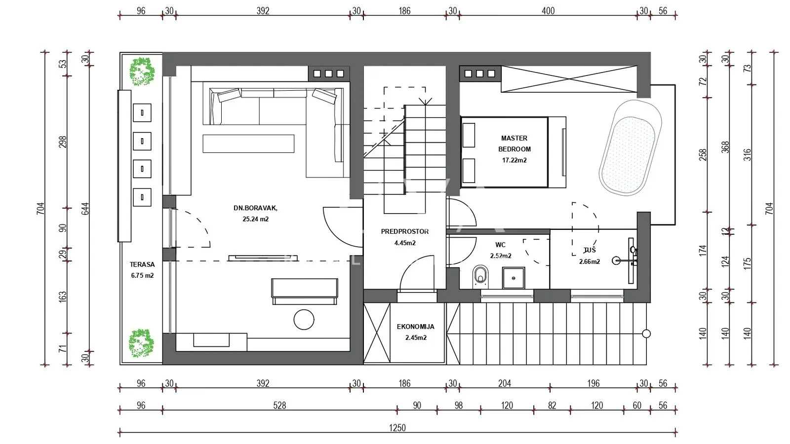 Zagreb Pantovčak, 141m2 apartment for renovation, for sale