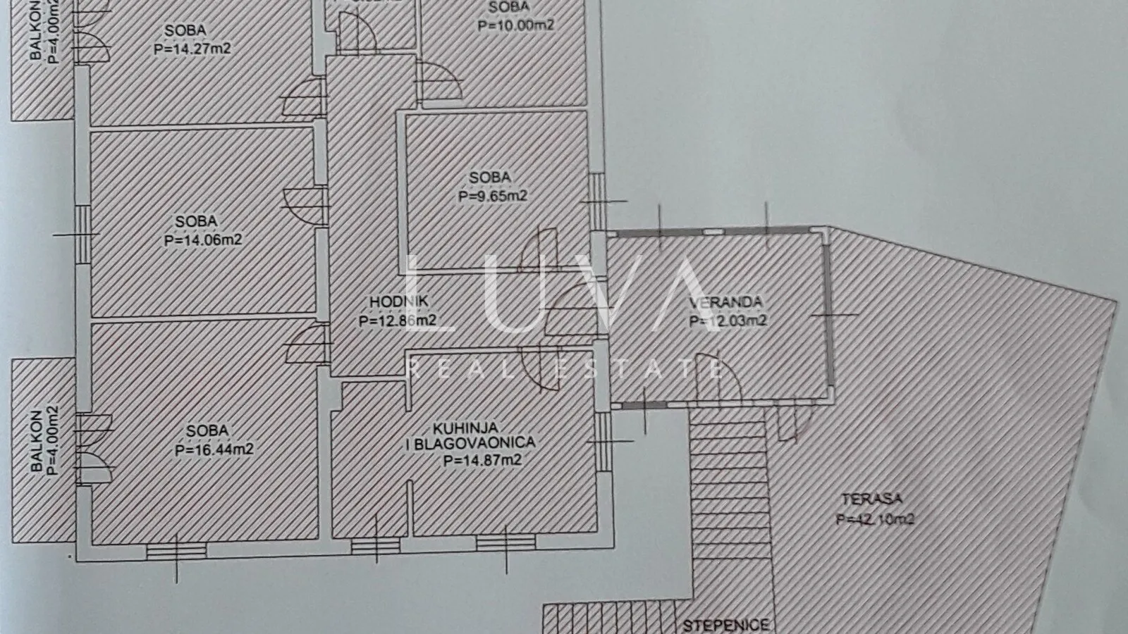 Lovran, prostrani 5s stan 168,72m2 na prodaju