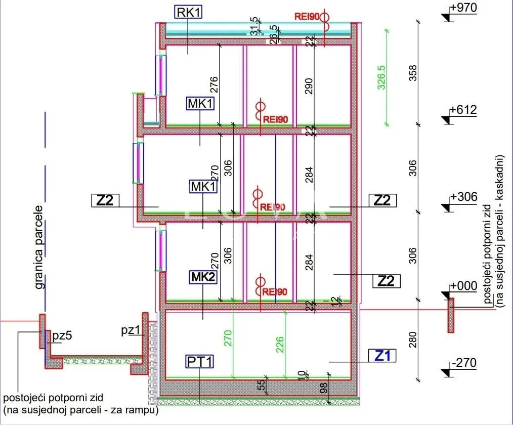 Zagreb, Fraterščica – Neubau 4-Zimmer-Wohnung + 2 Außenstellplätze + 1 Garagenstellplatz, 124 m²