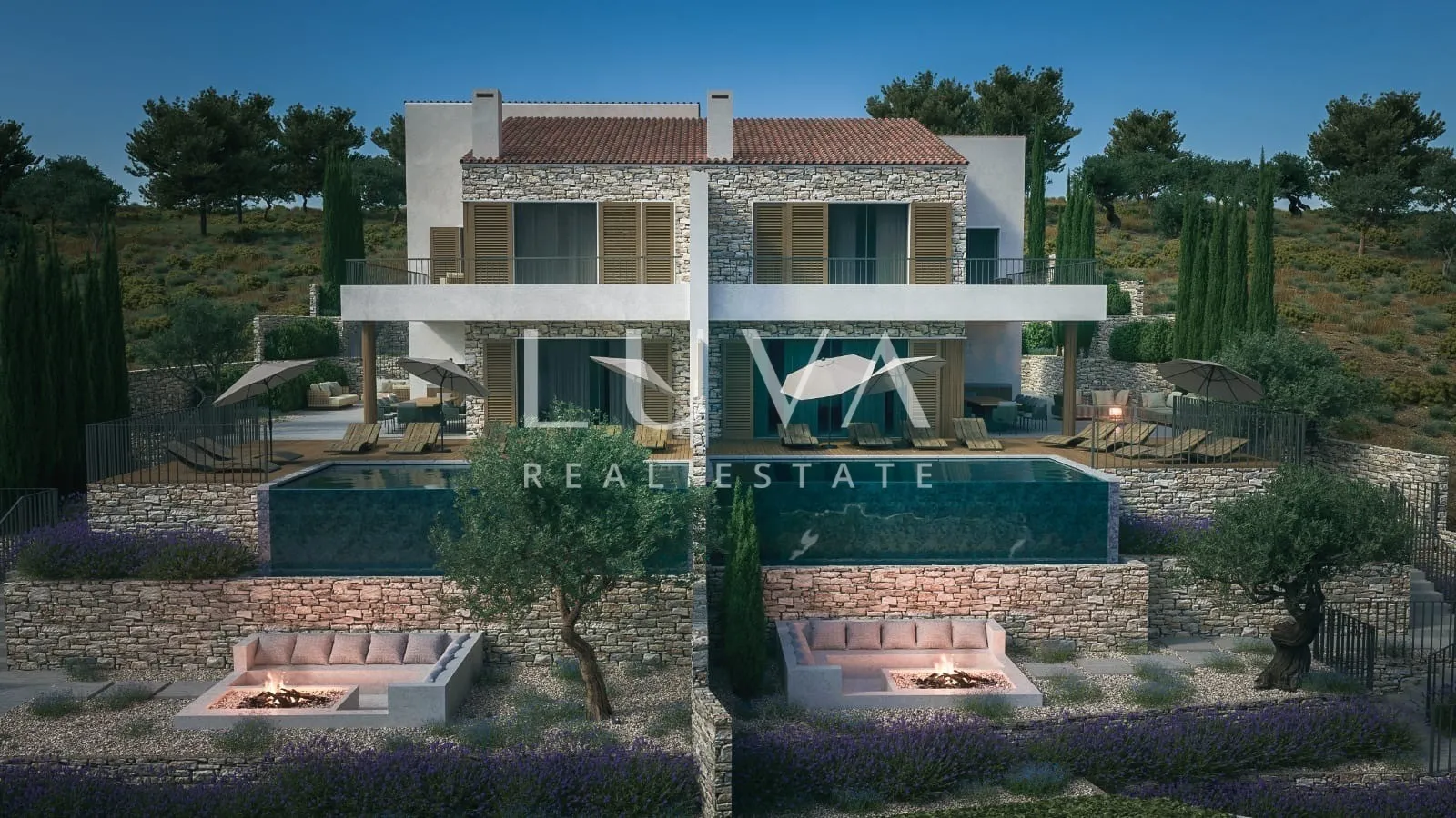Otok Cres,  Martinšćica, luksuzna kuća s bazenom i predivnim pogledom na more, 267,48 m2