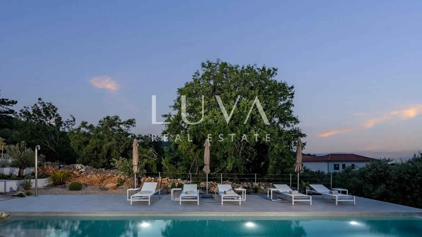 Vrbnik, Krk, Villa mit Pool zur Langzeitmiete