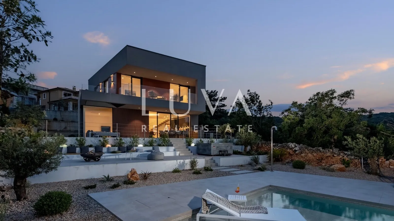 Vrbnik, Krk, Villa mit Pool zur Langzeitmiete