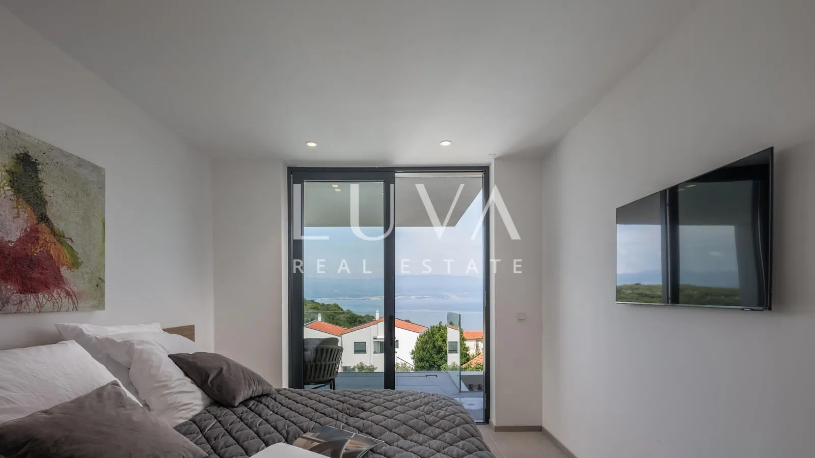 Vrbnik, Krk, vila blizu mora za dugoročni najam