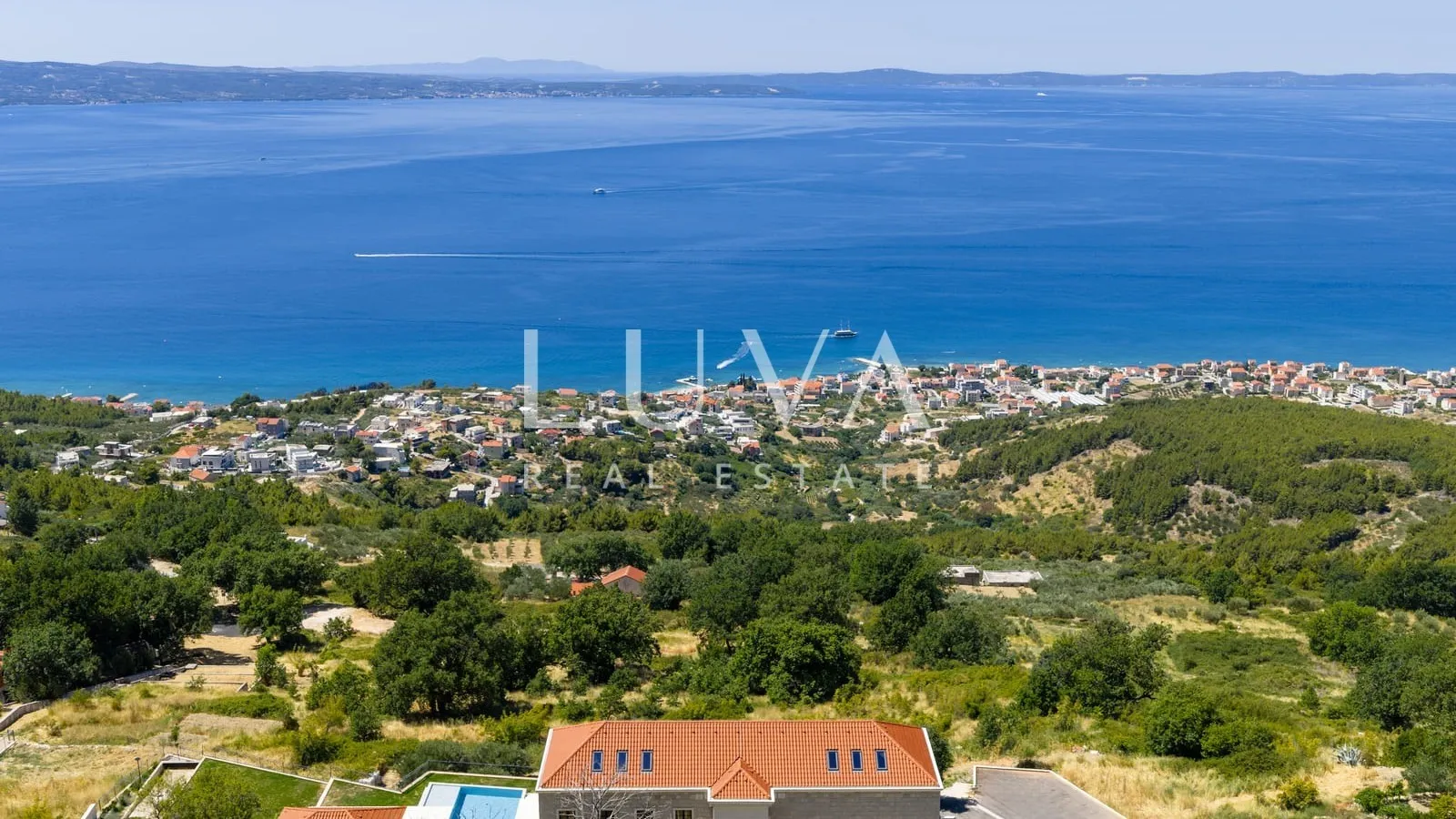 Podstrana, Split, luksuzna vila s bazenom za dugoročni najam