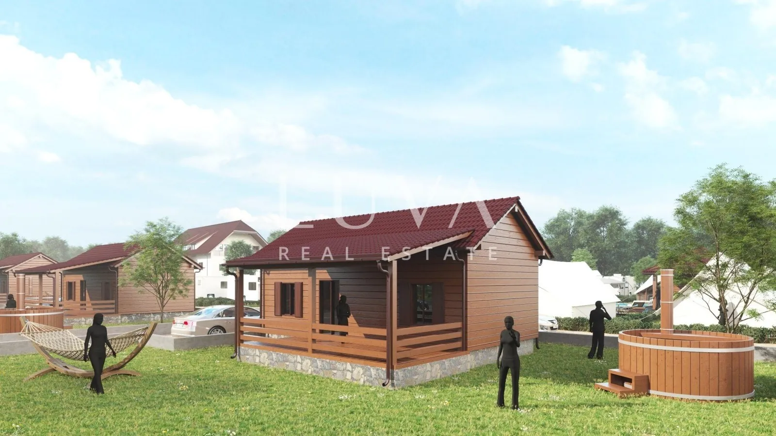 Plitvička jezera, Kompolje, investicijski projekt s građevinskim dozvolama i etno kućom, 27.840 m2