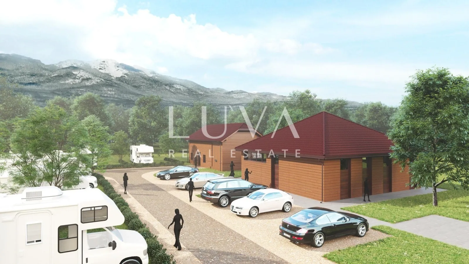 Plitvička jezera, Kompolje, investicijski projekt s građevinskim dozvolama i etno kućom, 27.840 m2
