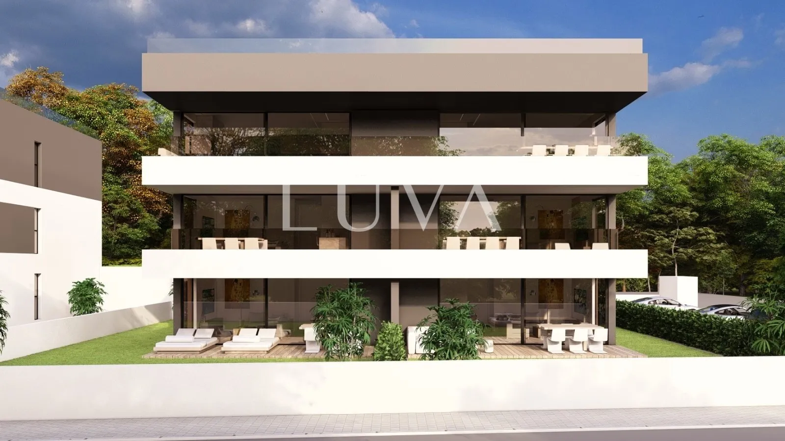 Istrien, Poreč, moderne Penthouse-Wohnung mit Dachterrasse, 181,45 m2