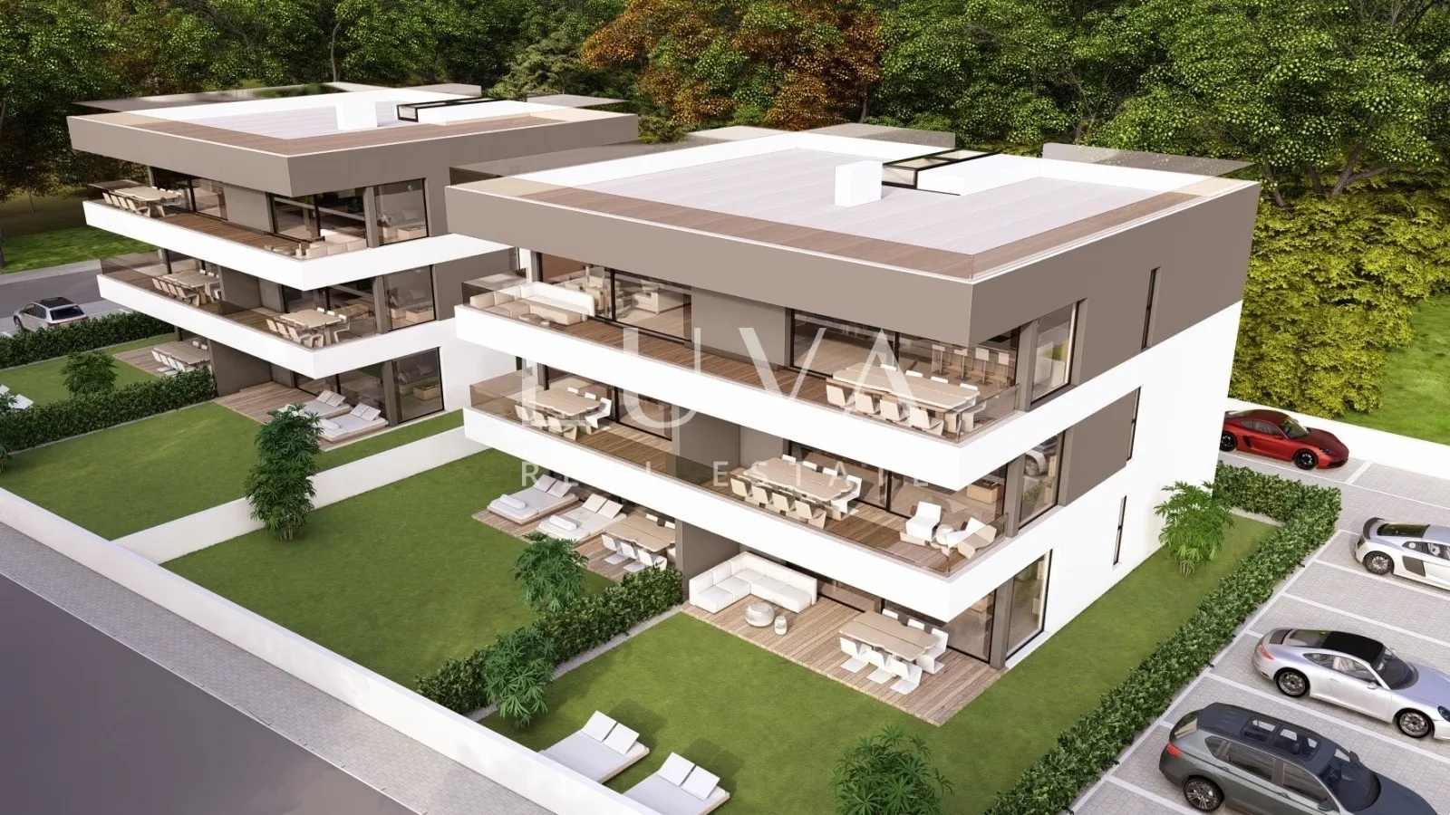 Istrien, Poreč, moderne Penthouse-Wohnung mit Dachterrasse, 181,45 m2