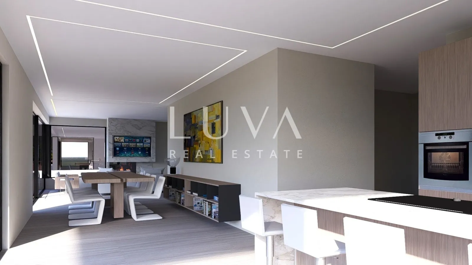 Istrien, Poreč, moderne Penthouse-Wohnung mit Dachterrasse, 181,45 m2