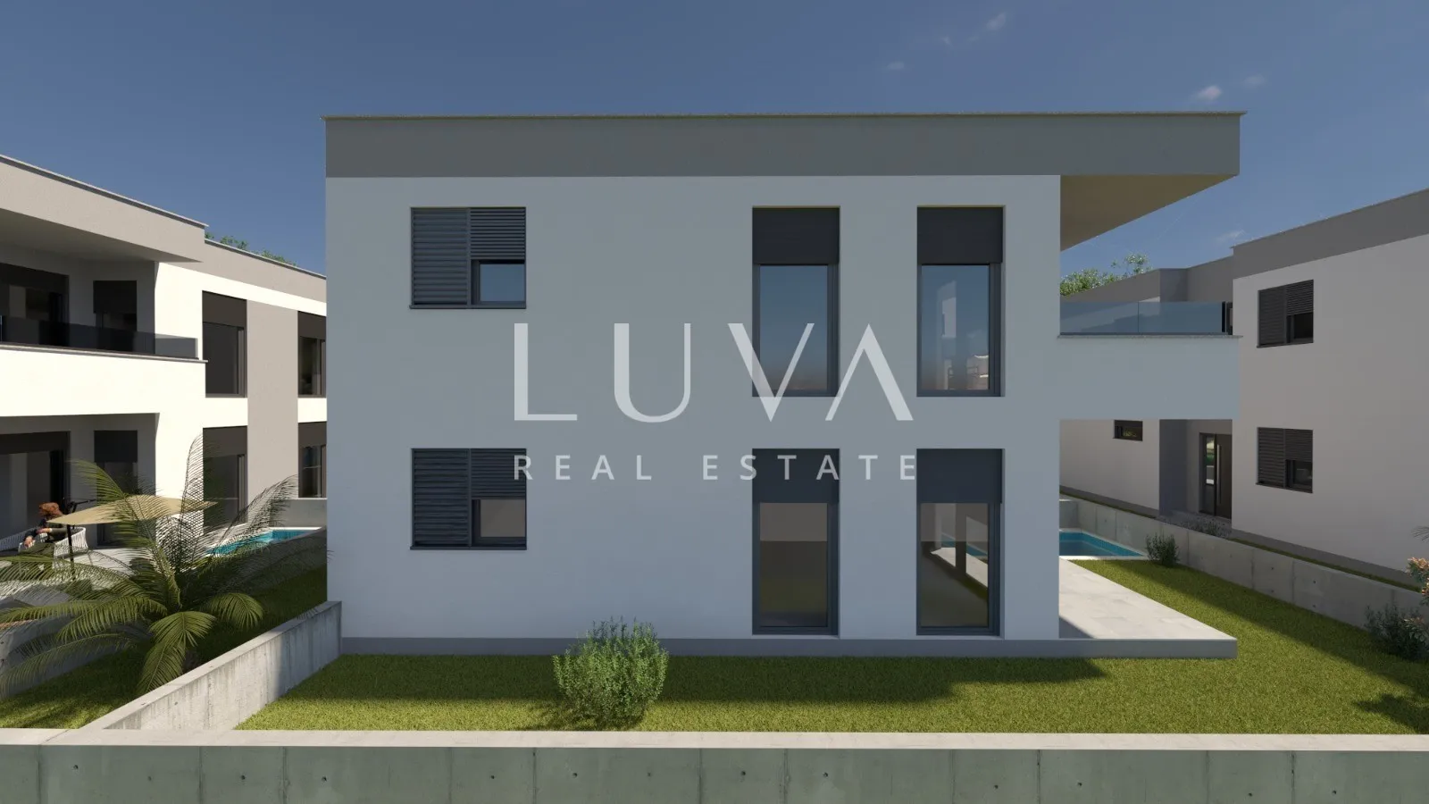 Zadar, Kožino, moderni stan u prizemlju s vrtom, 69.73m2
