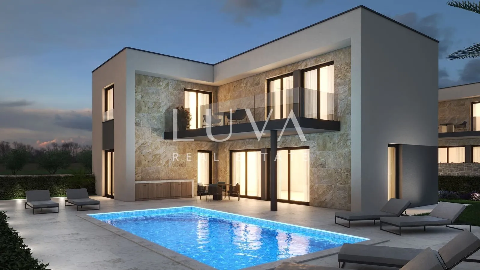 Peroj, Fažana, Istria, luxury house with pool for sale