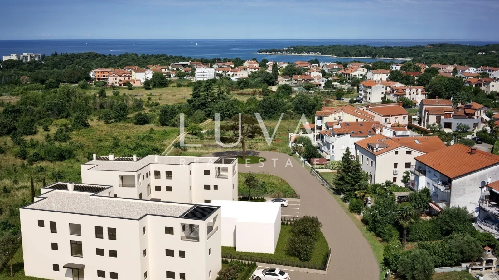 Poreč, Mali Maj, moderne Wohnung im ersten Stock, 91,28 m2