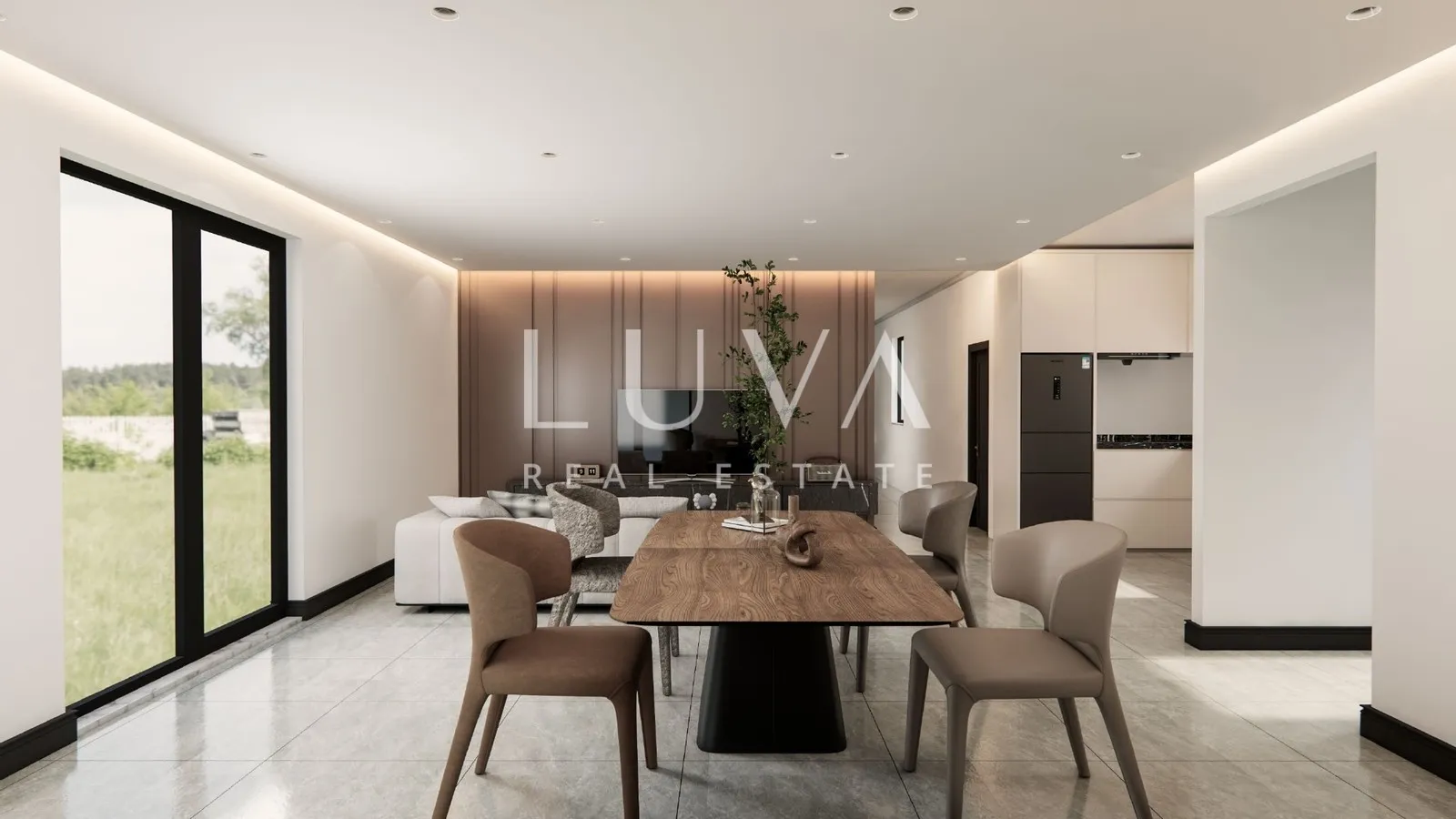 Poreč, Mali Maj, moderni stan u prizemlju s vrtom, 98,55 m2