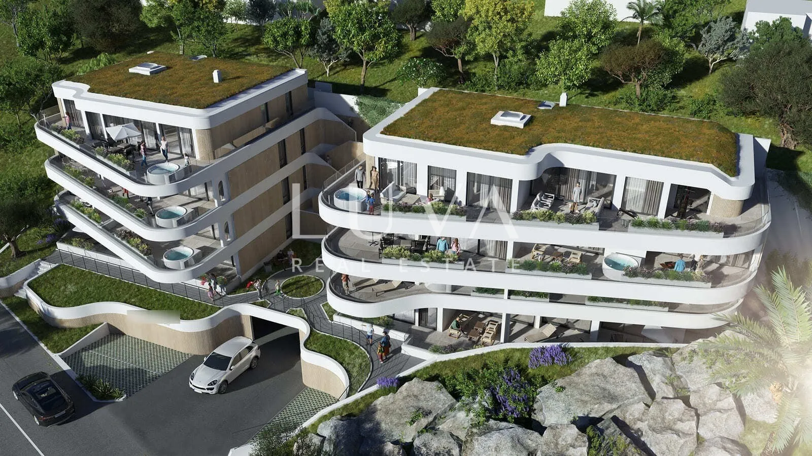 Opatija, luksuzan stan s pogledom, zgrada B stan A1, prodaja