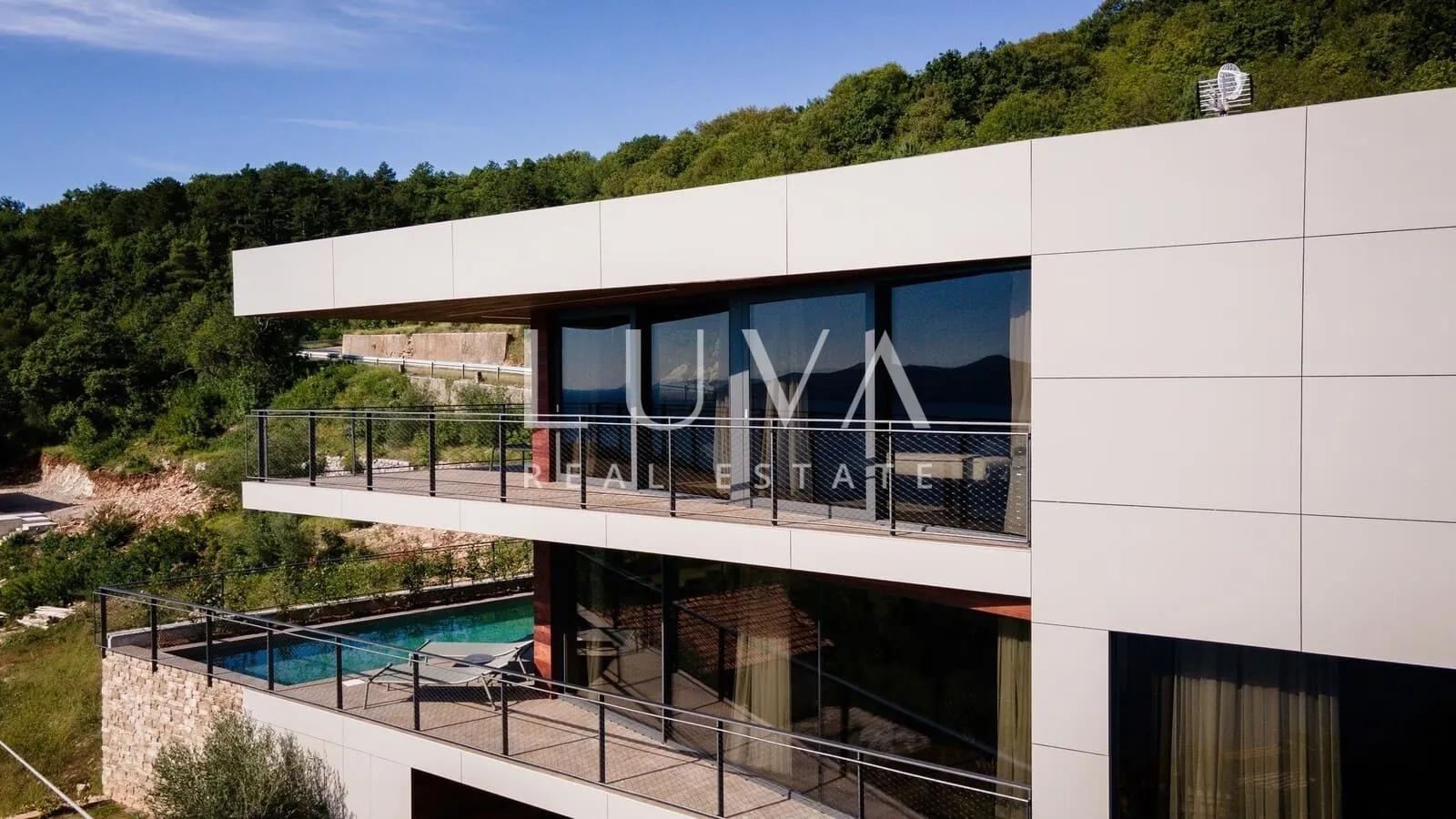 Opatija, Mošćenice, Luxusvilla mit Meerblick zu verkaufen